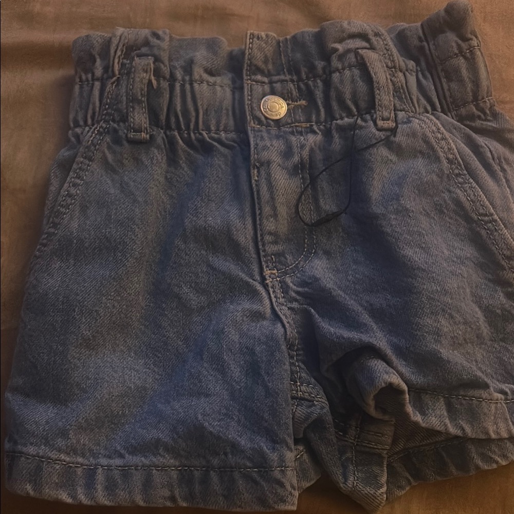Paper Denim & Cloth Blue Relaxed Fit Denim Shorts